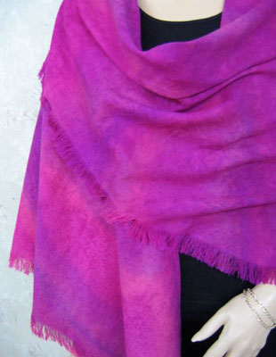 Large woollen shawls