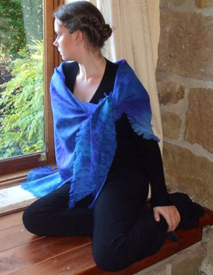 Large woollen shawls