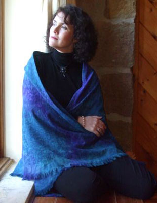 Large woollen shawls