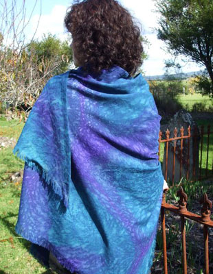 Large woollen shawls