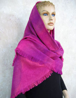 Large woollen shawls