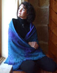 Large woollen shawls